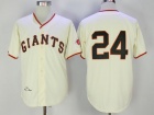 San Francisco Giants #24 Willie Mays Cream 1951 Throwback Jersey