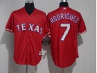 Texas Rangers #7 Ivan Rodriguez Red Soft Cool Base Jerseys