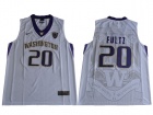 Washington Huskies #20 Markelle Fultz White College Basketball Jersey