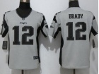 Women New England Patriots #12 Tom Brady Gridiron Gray II Limited Jersey