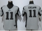 Women New England Patriots #11 Julian Edelman Gridiron Gray II Limited Jersey