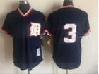 Detroit Tigers #3 Lan Kinsler Blue Throwback Jersey