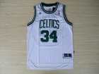 Boston Celtics #34 Paul Pierce White Basketball Jerseys