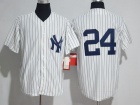 New York Yankees #24 Gary Sanchez White Cool Base Jersey