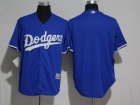 Los Angeles Dodgers Blank Blue Soft Cool Base Jersey