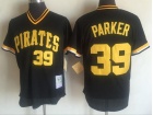 Pittsburgh Pirates #39 Dave Parker Black Mesh Throwback Jersey