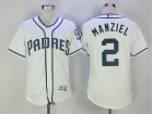 San Diego Padres #2 Johnny Manziel White 2017 Flexbase Jersey