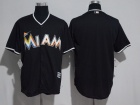 Miami Marlins Blank Black Cool Base Jerseys