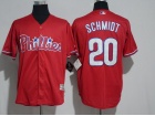 Philadelphia Phillies #20 Mike Schmidt Red Cool Base Jerseys