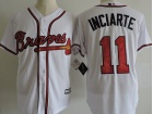 Atlanta Braves #11 Ender Inciarte White Cool Base Jersey