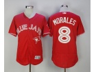 Toronto Blue Jays #8 Kendrys Morales Red 2017 Flexbase Jersey