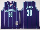 Charlotte Hornets #30 Dell Curry Purple 1992-93 Hardwood Classic Throwback Jersey