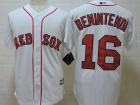 Boston Red Sox #16 Andrew Benintendi White Cool Base Jerseys