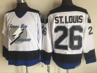 Tampa Bay Lightning #26 Martin St.Louis White CCM Throwback Hockey Jerseys