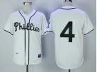 Philadelphia Phillies #4 Jimmy Fox White 1945 Throwback Jersey