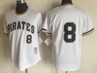 Pittsburgh Pirates #8 Willie Stargell White Pullover Throwback Baseball Jersey