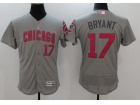 Chicago Cubs #17 Kris Bryant Grey Mother's Day Flexbase Jersey