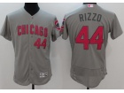 Chicago Cubs #44 Anthony Rizzo Grey Mother's Day Flexbase Jersey