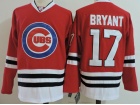 Chicago Cubs #17 Kris Bryant Red Hoodie