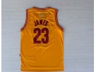 Cleveland Cavaliers #23 LeBron James Yellow 2014-15 New Swingman Road Jerseys