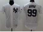 New York Yankees #99 Aaron Judge White Strips Flexbase Jerseys