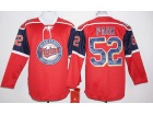 Minnesota Twins #52 Byung Ho Park Red Baseball Hoodie