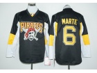 Pittsburgh Pirates #6 Marte Starling Black Baseball Hoodie