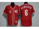 Cincinnati Reds #6 Billy Hamilton Red Flexbase Jersey