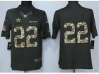 Dallas Cowboys #22 E.smith Anthracite Salute To Service Limited Football Jersey