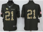 Arizona Cardinals #21 Patrick Peterson Anthracite Salute To Service Limited Football Jersey