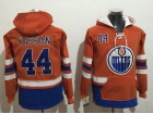 Edmonton Oilers #44 Zack Kassian Orange Blue Pullover Hockey Hoodies