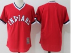 Cleveland Indians Blank Red Throwback Jersey