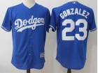 Los Angeles Dodgers #23 Adrian Gonzalez Blue Soft Cool Base Jersey