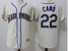 Seattle Mariners #22 Robinson Cano Cream Cool Base Jersey