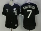 Chicago White Sox #7 Tim Anderson Black Flexbase Jersey