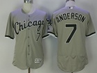 Chicago White Sox #7 Tim Anderson Grey Flexbase Jersey