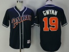 San Diego Padres #19 Tony Gwynn Blue 1998 Turn Back Jersey