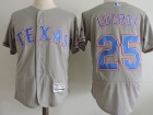 Texas Rangers #25 Jonathan Lucroy Grey Flexbase Jersey