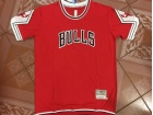 Chicago Bulls #23 Michael Jordan Red With Sleeves Basketball Jerseys