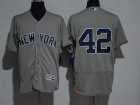 New York Yankees #42 Mariano Rivera Grey Flexbase Jersey