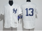 New York Yankees #13 Alex Rodriguez White Flexbase Jersey