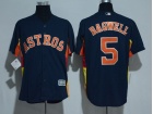 Houston Astros #5 Jeff Bagwell Blue Cool Base Jerseys