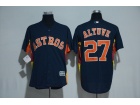 Houston Astros #27 Jose Altuve Blue Cool Base Jerseys