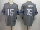 Detroit Lions #15 Golden Tate III Grey Color Rush Limited Football Jerseys