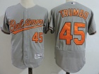 Baltimore Orioles #45 Mark Trumbo Grey Flexbase Jerseys