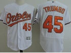 Baltimore Orioles #45 Mark Trumbo White Flexbase Jerseys