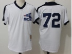 Chicago White Sox #72 Carlton Fisk White BP Throwback Jersey