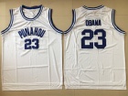 Barack Obama #23 Punahou High Basketball Jersey Commemorative Edition White