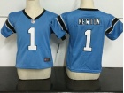 Carolina Panthers #1 Cam Newton Blue Toddler Jerseys