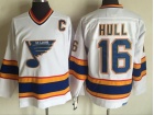 St.Louis Blues #16 Brett Hull White Throwback CCM Jerseys